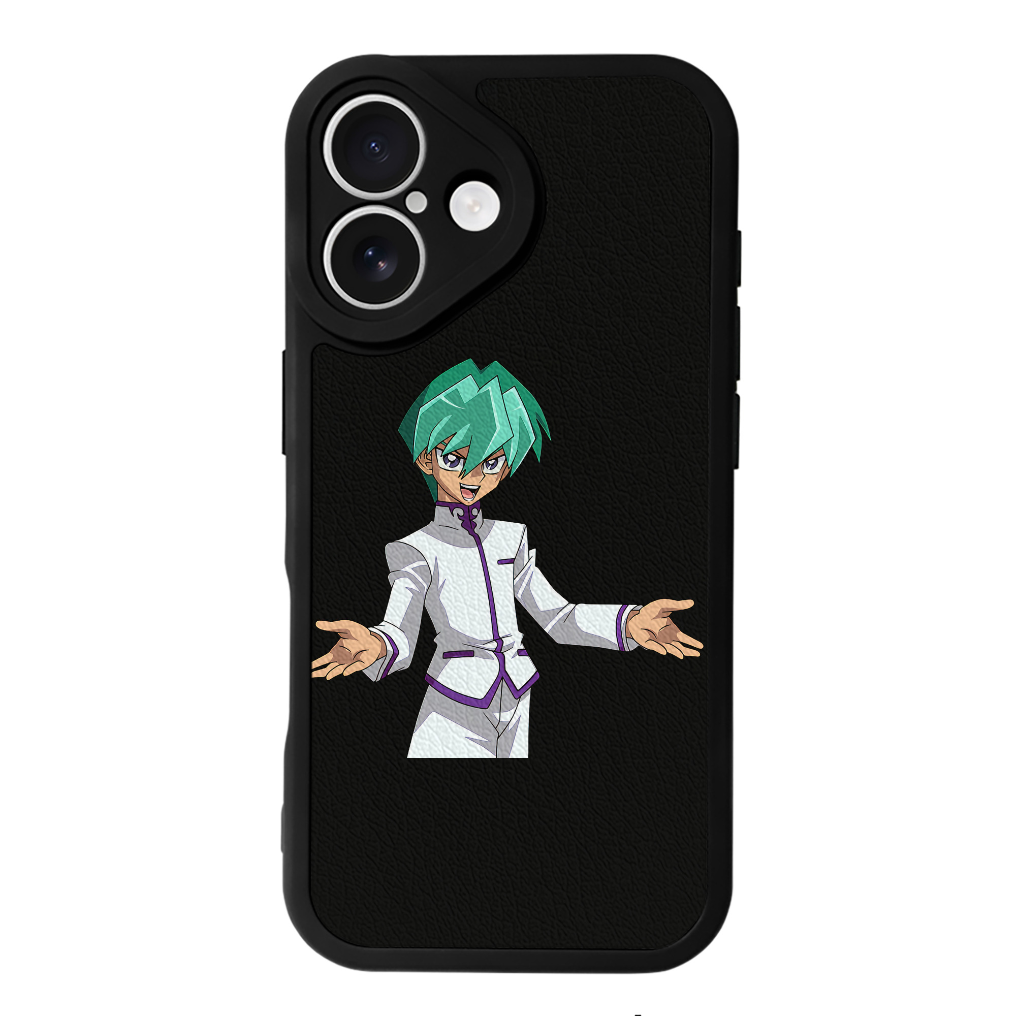 遊☆戯☆王 Yu-Gi-Oh! 【iPhone 16シリーズ対応】シリコンスマホケース（レザー調） 材質：シリコン